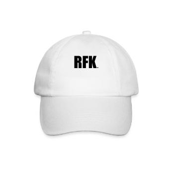Robert Kennedy Jr. f�r Pr�sident '24 RFK Jr. 2024 - Baseballkappe - Weiß/Weiß - Vorne
