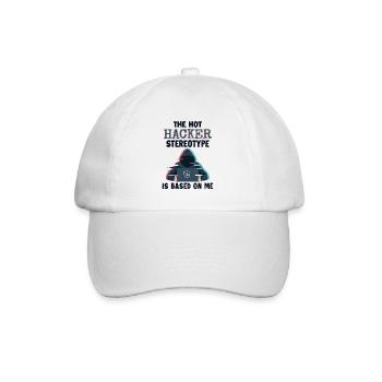 Le stéréotype du pirate informatique est basé sur le renifleur de phishing Me - Casquette classique - blanc/blanc - Devant