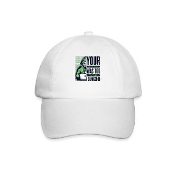 Votre mot de passe était trop court Phishing Sniffer Gris - Casquette classique - blanc/blanc - Devant
