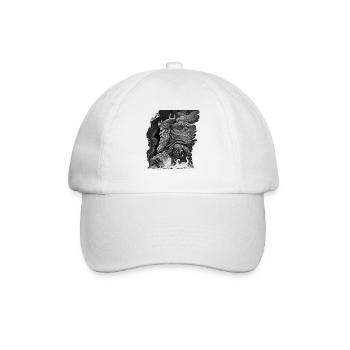 Odin, Père des Dieux, Mythologie nordique, Wotan - Casquette classique - blanc/blanc - Devant