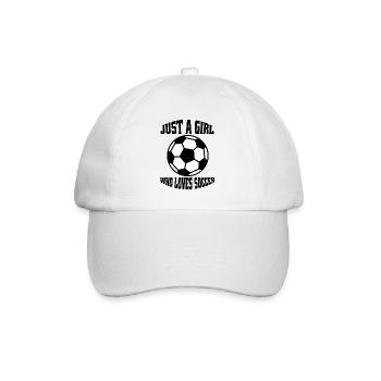 Fußballspieler Fußballdesign Fußballmannschaft - Baseballkappe - Weiß/Weiß - Vorne