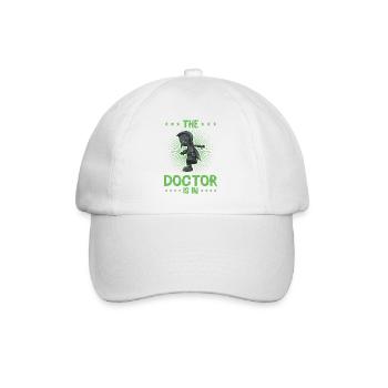 Horror Plague Doctor Film Festival Halloween Zombie - Baseball Cap - white/white - Front