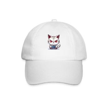 Cadeau pour le propriétaire misanthrope du chat de sommeil - Casquette classique - blanc/blanc - Devant