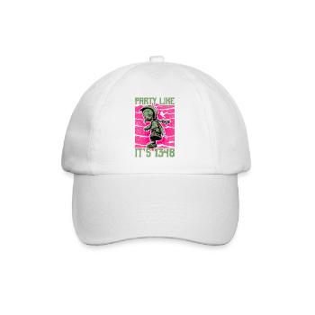 Horror Plague Doctor Film Festival Halloween Zombie - Baseball Cap - white/white - Front