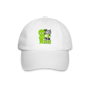 Croyez-moi, je suis une conspiration extraterrestre d’ovnis - Casquette classique - blanc/blanc - Devant