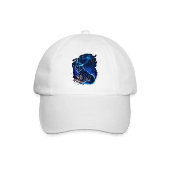 Renard mystique dans la forêt - Casquette classique - blanc/blanc - Devant