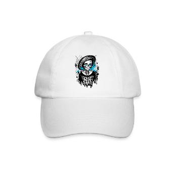 Lady Bones - Baseballkappe - Weiß/Weiß - Vorne