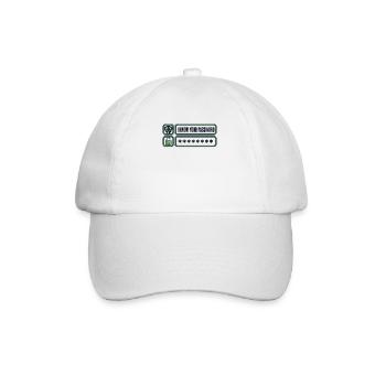I Know Your Password Phishing Sniffer Grey Hat - Baseballkappe - Weiß/Weiß - Vorne
