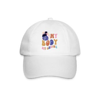 Feminist My Body My Choice - Baseball Cap - white/white - Front