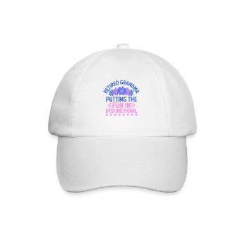 Grand-mère retraitée Pension de retraite Grand-mère Reti - Casquette classique - blanc/blanc - Devant