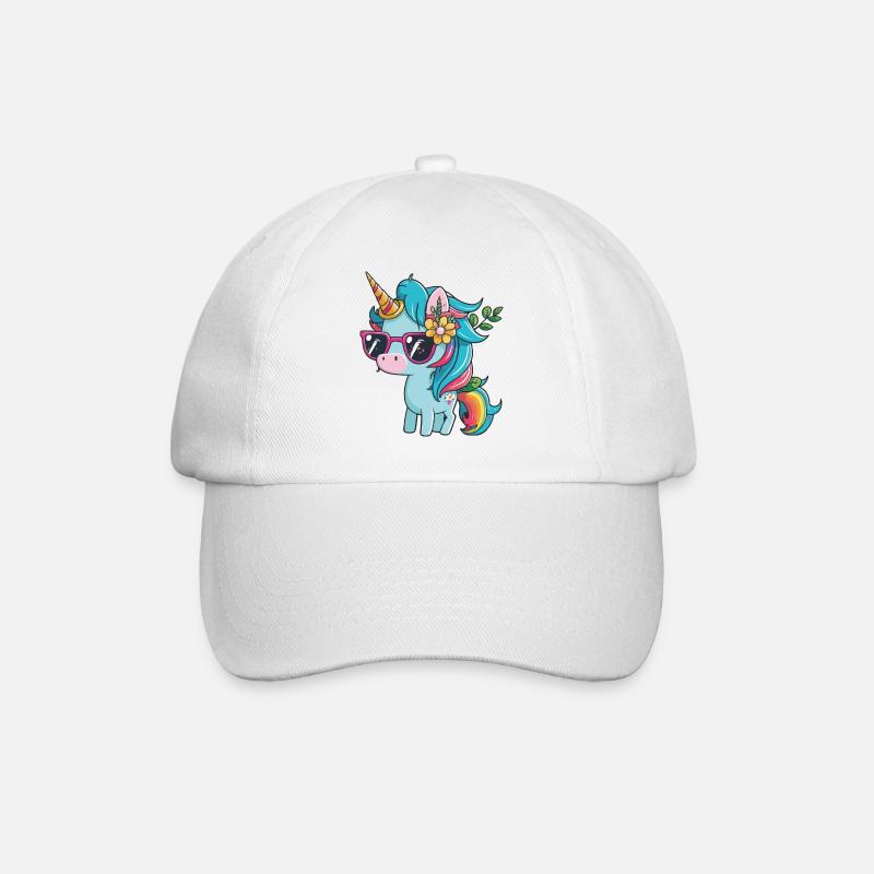 unicorn - Baseballkappe - Weiß/Weiß