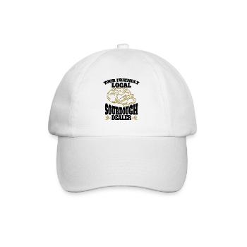 Entrée au levain Pain au levain Ventilateurs de cuisson - Casquette classique - blanc/blanc - Devant