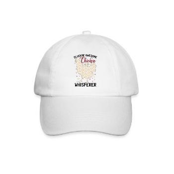 Chuchoteur de poulet - Casquette classique - blanc/blanc - Devant