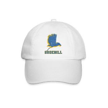 Schuhschnabel Vogel Ornithologe Wald I Geschenk - Baseballkappe - Weiß/Weiß - Vorne