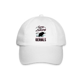 Gerbille Cadeau Rat de course mongol Gerbille - Casquette classique - blanc/blanc - Devant