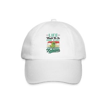 Kakapo Bird Night Parrot - Baseball Cap - white/white - Front