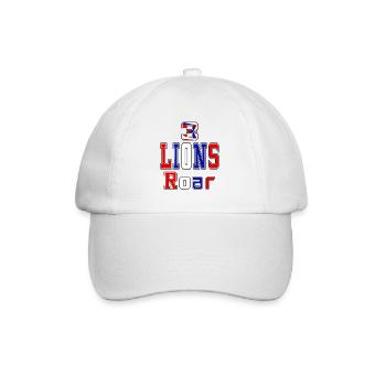 THREE LIONS ROAR - Baseball Cap - white/white - Front
