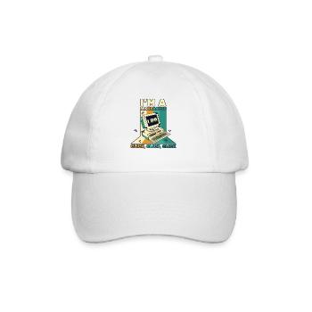 I'm A Programmer Click Softwareingenieur Coder - Baseballkappe - Weiß/Weiß - Vorne