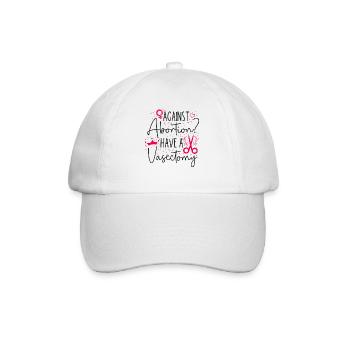 Féministe contre l’avortement ? Avoir un - Casquette classique - blanc/blanc - Devant