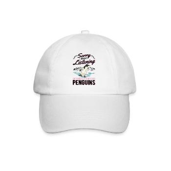 Pinguin Penguin Kaiserpinguin Gelbaugenpinguin - Baseballkappe - Weiß/Weiß - Vorne