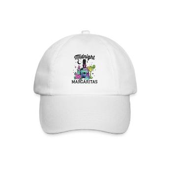 Süßer Halloween Hexenzauber – Midnight Margaritas - Baseballkappe - Weiß/Weiß - Vorne