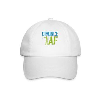 Happy Divorce Party Divorce Af - Baseball Cap - white/white - Front