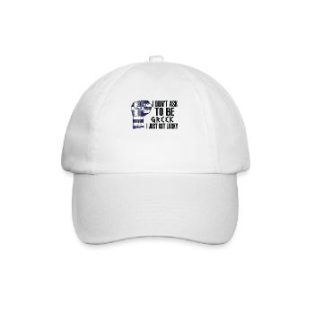 Fierté grecque Drapeau grec cultivé - Casquette classique - blanc/blanc - Devant