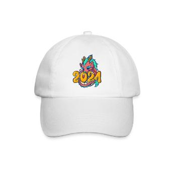 Chinese New Year Dragon China Asian I Gift - Baseball Cap - white/white - Front