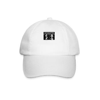 Oldometer 29th Birthday Funny Slogan Turning 29 - Baseball Cap - white/white - Front