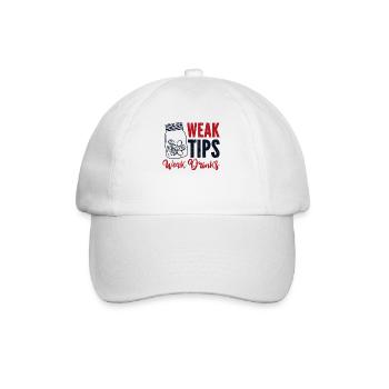 Conseils faibles Boissons faibles Barman Barman - Casquette classique - blanc/blanc - Devant
