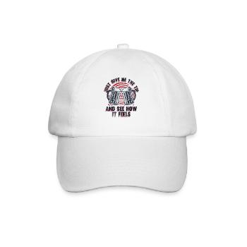 Donnez-moi juste le conseil et voyez comment ça se sent Barman - Casquette classique - blanc/blanc - Devant