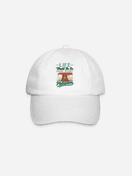 Schnabeltier Geschenk Platypus - Baseballkappe - Weiß/Weiß