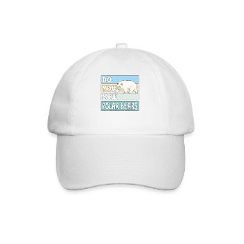 AIMEZ-VOUS LES OURS POLAIRES - Casquette classique - blanc/blanc - Devant