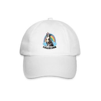Colliecorn - Baseball Cap - white/white - Front