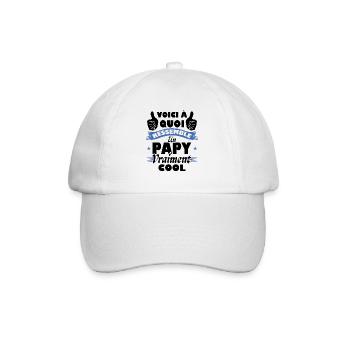 Voici à quoi ressemble un papy vraiment cool - Casquette classique - blanc/blanc - Devant