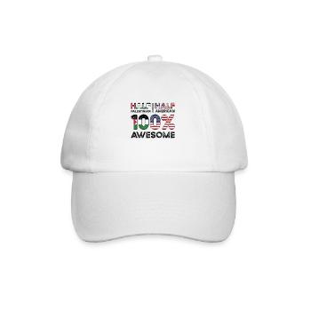 Palestinian American Patriot USA - Casquette classique - blanc/blanc - Devant
