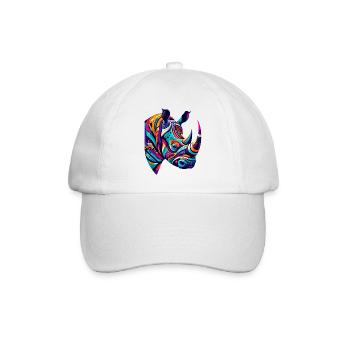 Rhinoceros - Baseball Cap - white/white - Front