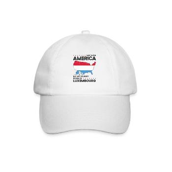 Lussemburghese americano patriota USA - Cappello con visiera - bianco/bianco - Fronte