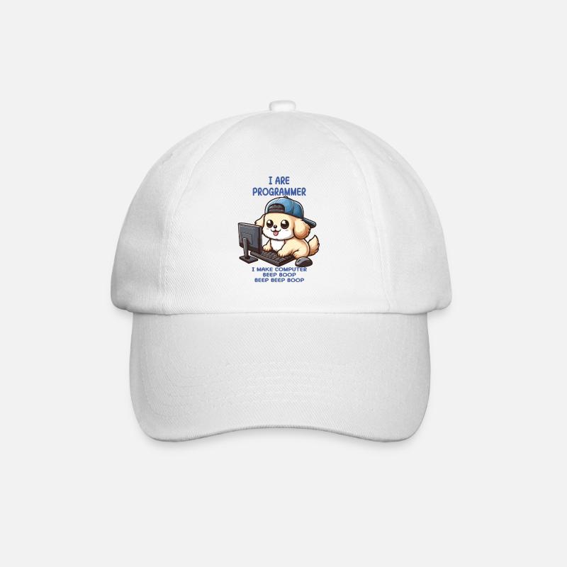 Ich bin Programmierer - Baseballkappe - Weiß/Weiß