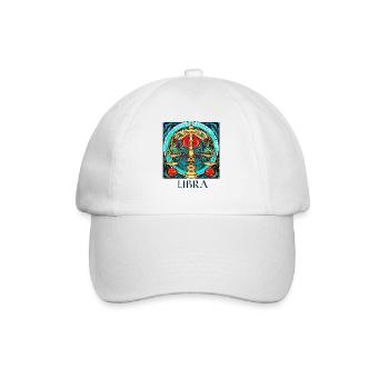 Seien Sie stolz auf Ihre einzigartigen Eigenschaften Tierkreis Waage - Baseballkappe - Weiß/Weiß - Vorne