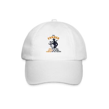 Agriculteur Roi Maître Gardien Agriculteur Agriculture - Casquette classique - blanc/blanc - Devant