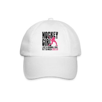 Hockey sur gazon Fille de hockey comme une - Casquette classique - blanc/blanc - Devant