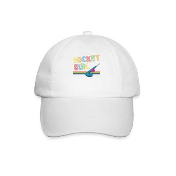Hockey sur gazon Retro Hockey Fille - Casquette classique - blanc/blanc - Devant