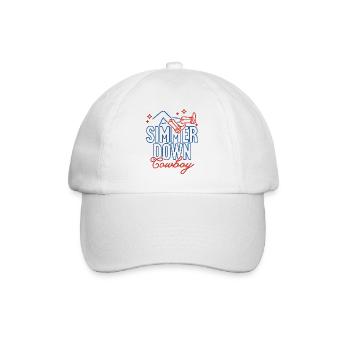 Laisser mijoter vers le bas Cowboy - Casquette classique - blanc/blanc - Devant