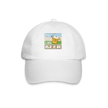 AIMEZ-VOUS LA BIÈRE - Casquette classique - blanc/blanc - Devant