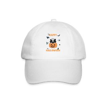 Skunk Citrouille Mignon Skunk Joyeux Halloween - Casquette classique - blanc/blanc - Devant