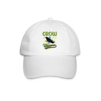 Crows Whisperer Raven Crow Crow Breeder - Baseball Cap - white/white - Front