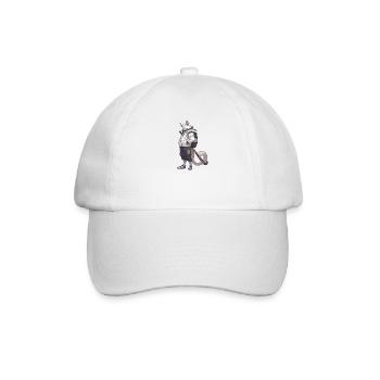 Joueur de hockey sur gazon, Hockey en salle, Chats - Casquette classique - blanc/blanc - Devant