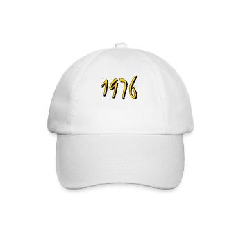 ANNÉE D’ANNIVERSAIRE 1976 - Casquette classique - blanc/blanc - Devant