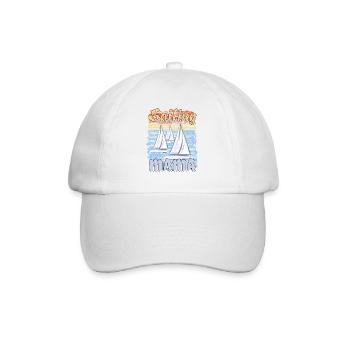 BOOTE SAILING MAMA - Baseballkappe - Weiß/Weiß - Vorne